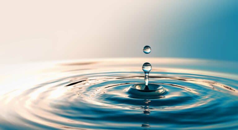 Ripple in water
