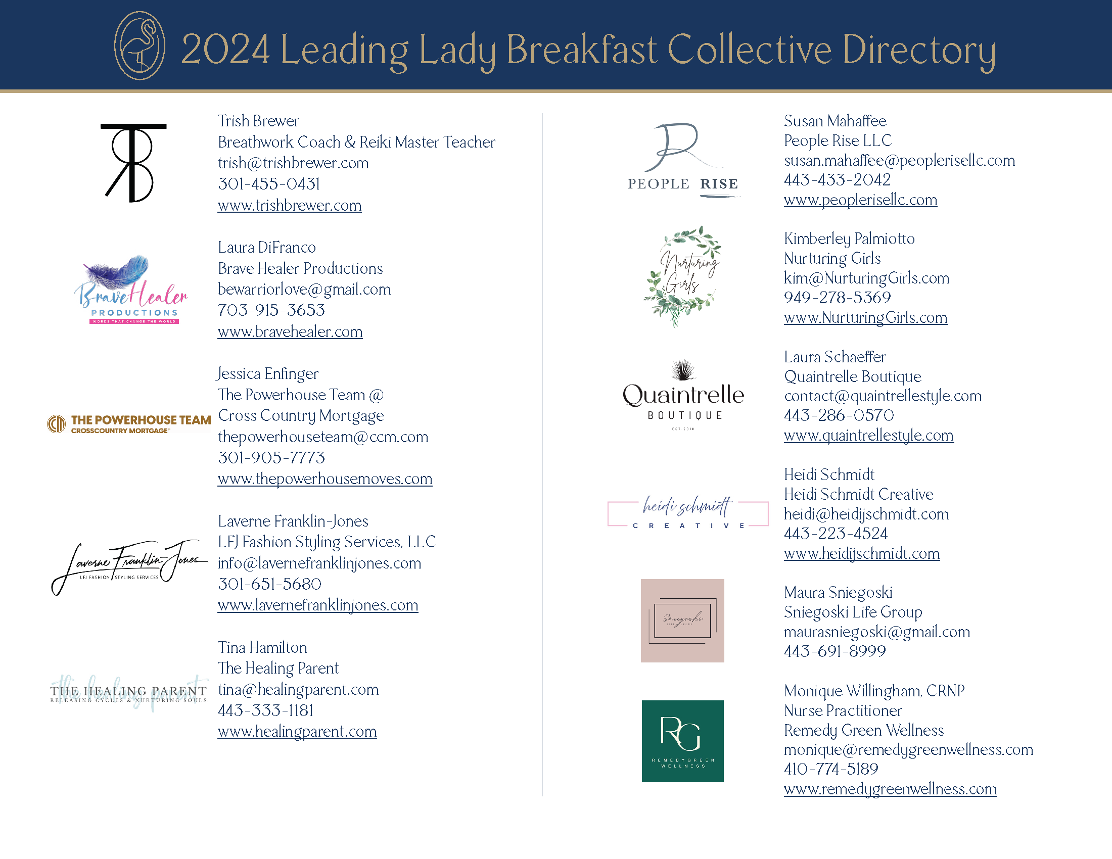 Leading Lady Collective Directory