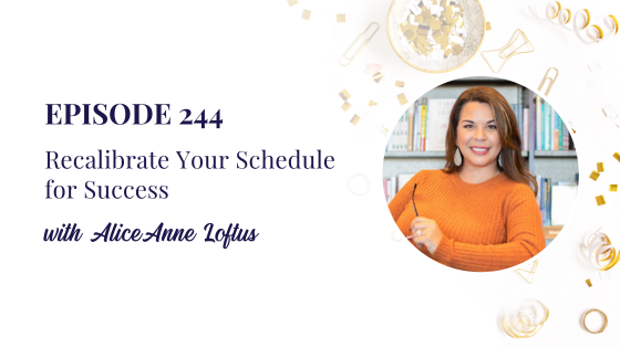 Recalibrate Your Schedule for Success